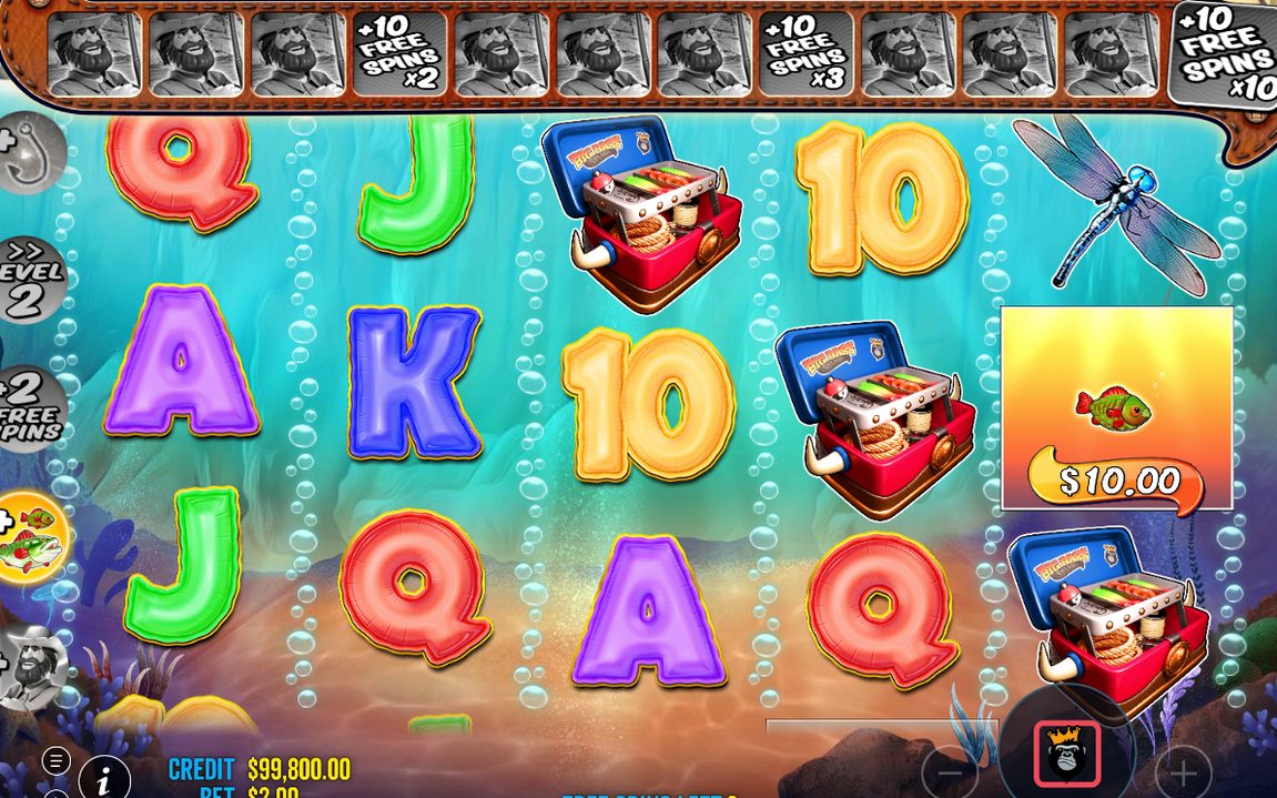 Free Spins med fiskesymboler som ger pengar